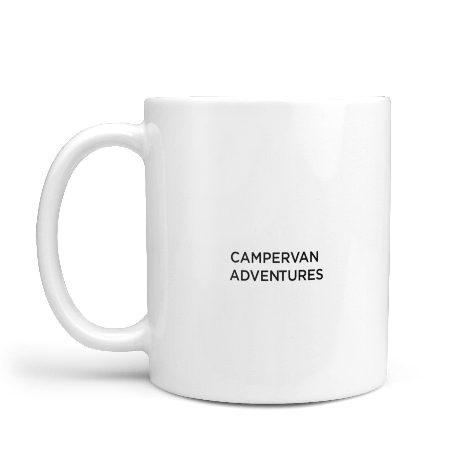Blue Personalised Campervan Adventures 10oz Mug Alternative Image 1