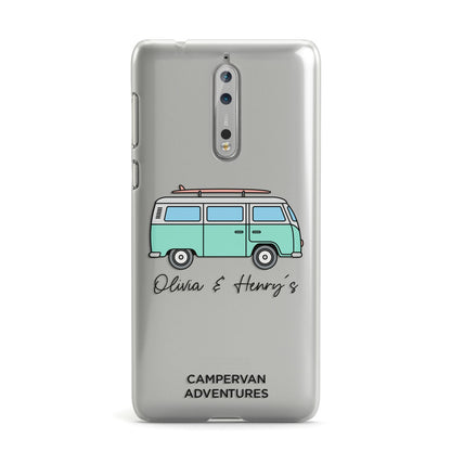 Blue Personalised Campervan Adventures Nokia Case