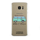 Blue Personalised Campervan Adventures Samsung Galaxy S7 Edge Case