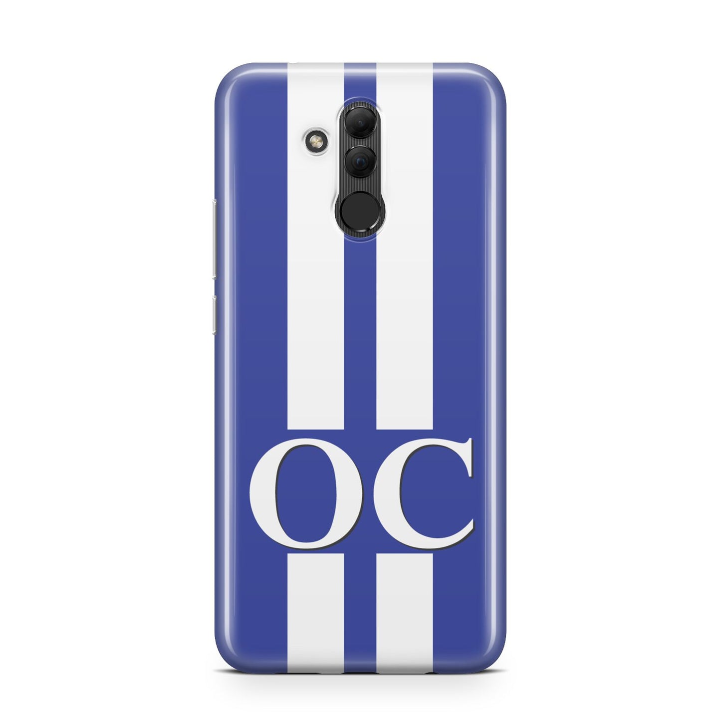 Blue Personalised Initials Huawei Mate 20 Lite