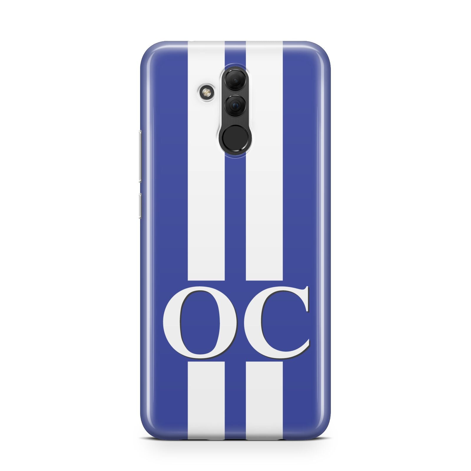 Blue Personalised Initials Huawei Mate 20 Lite
