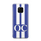 Blue Personalised Initials Huawei Mate 20 Pro Phone Case