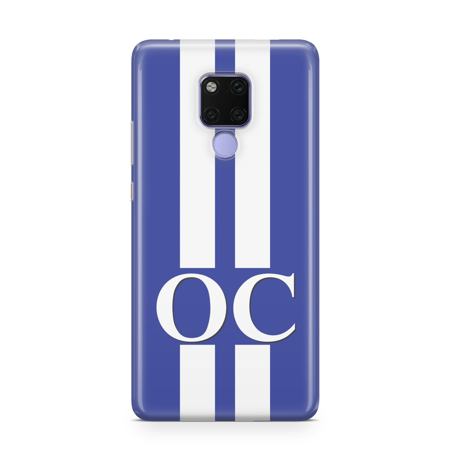 Blue Personalised Initials Huawei Mate 20X Phone Case
