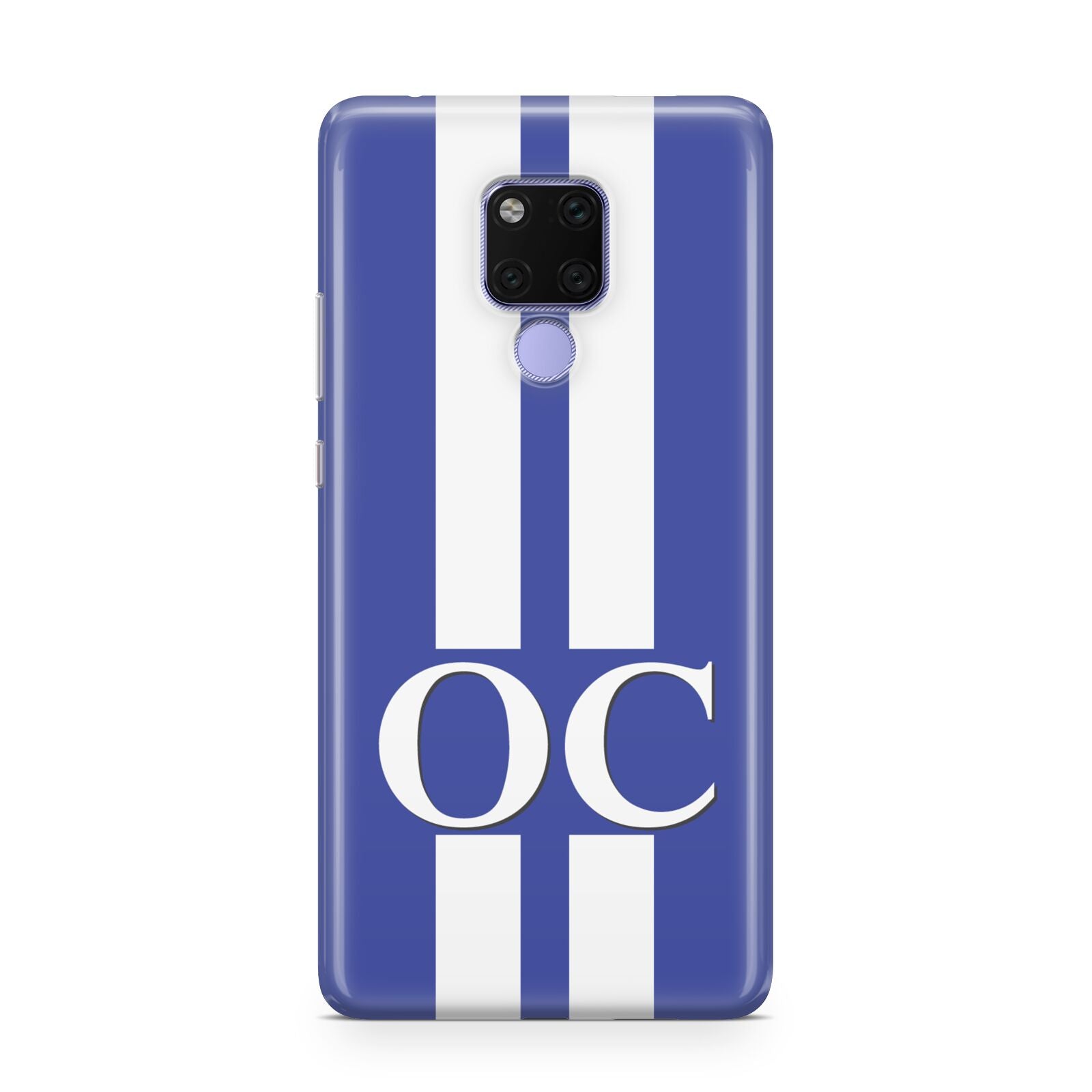 Blue Personalised Initials Huawei Mate 20X Phone Case
