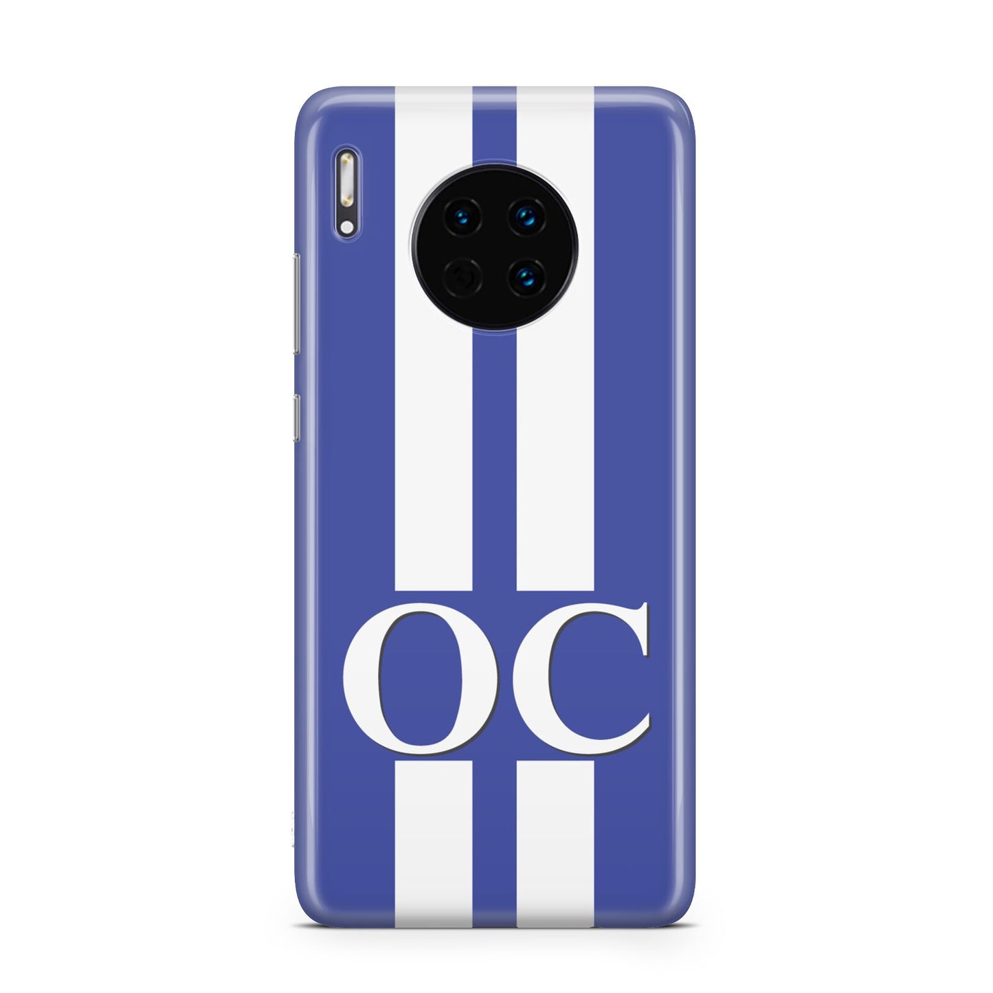 Blue Personalised Initials Huawei Mate 30