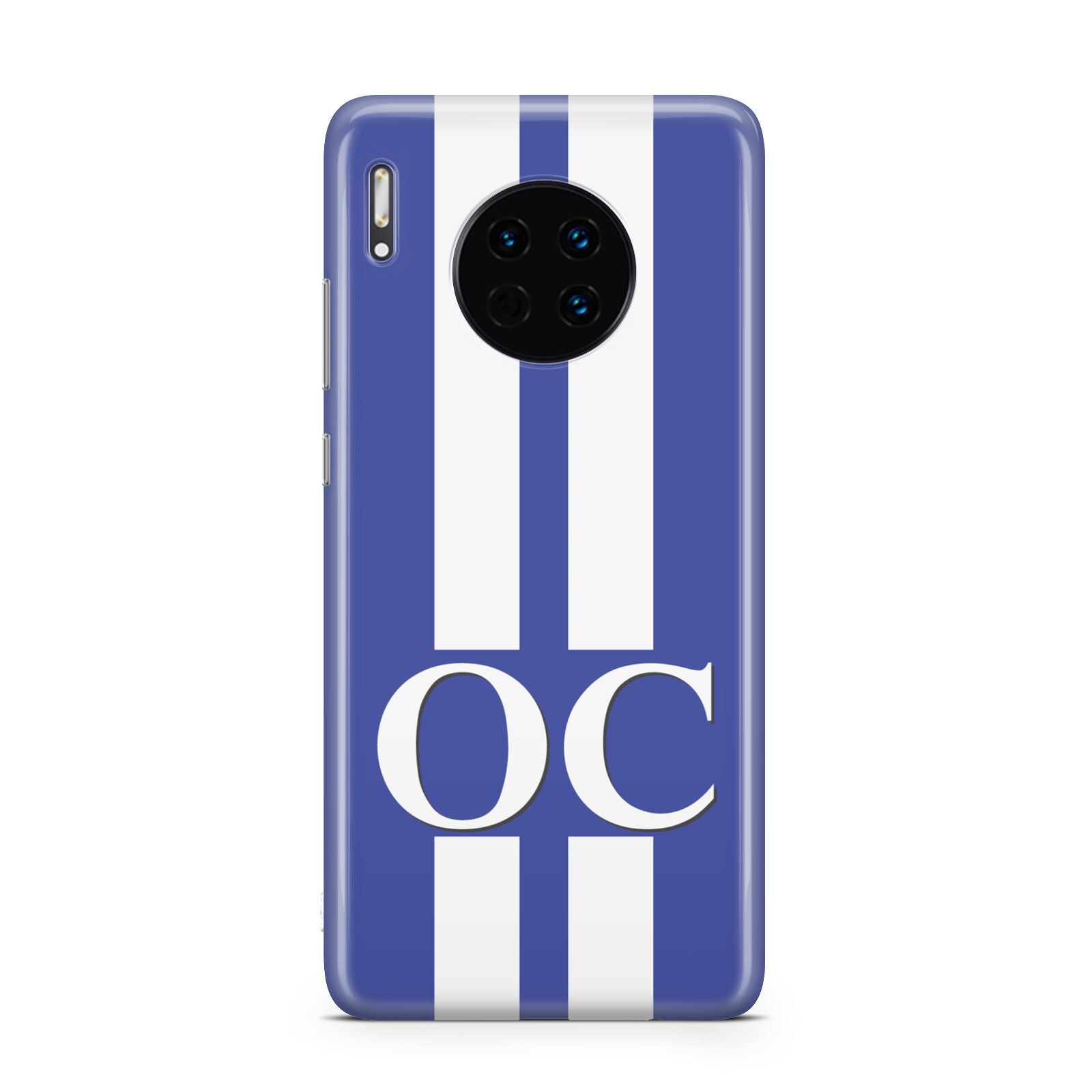 Blue Personalised Initials Huawei Mate 30
