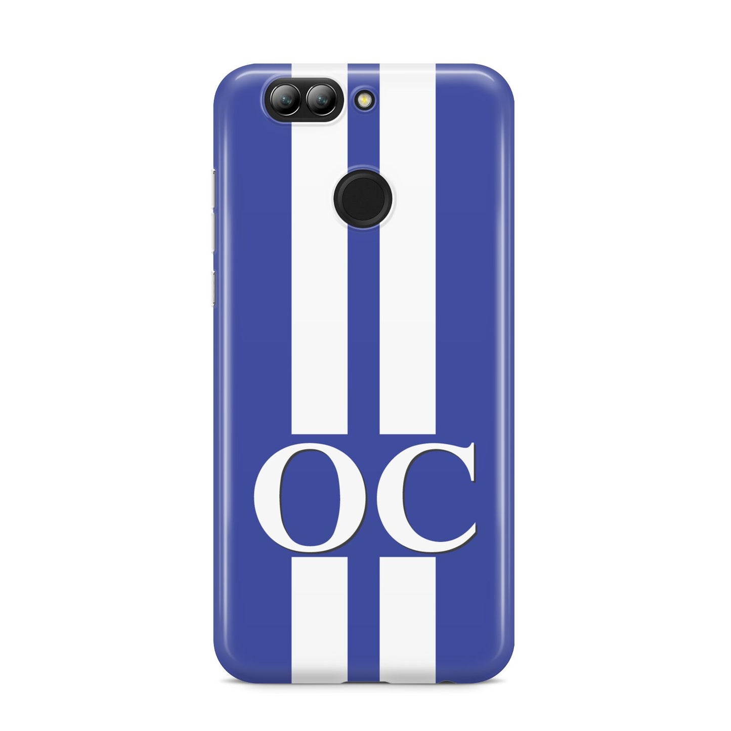 Blue Personalised Initials Huawei Nova 2s Phone Case