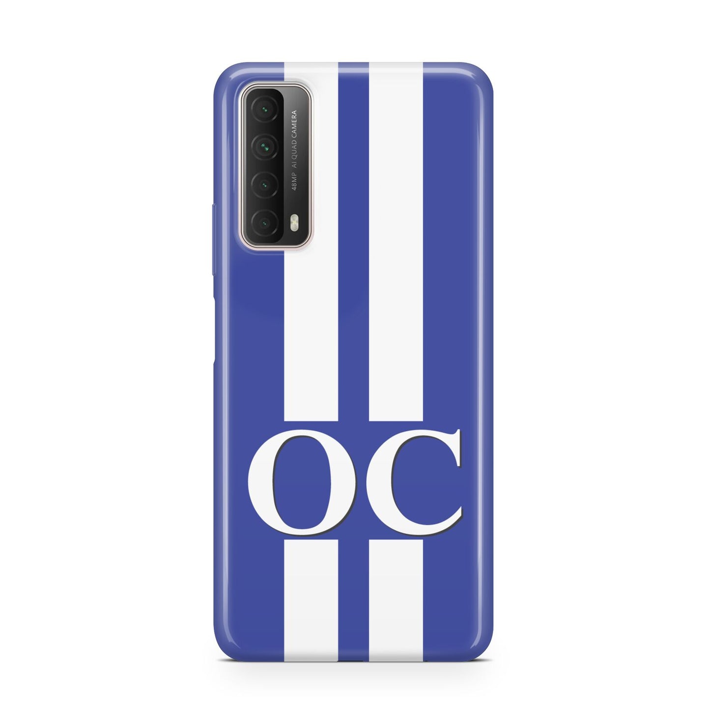 Blue Personalised Initials Huawei P Smart 2021