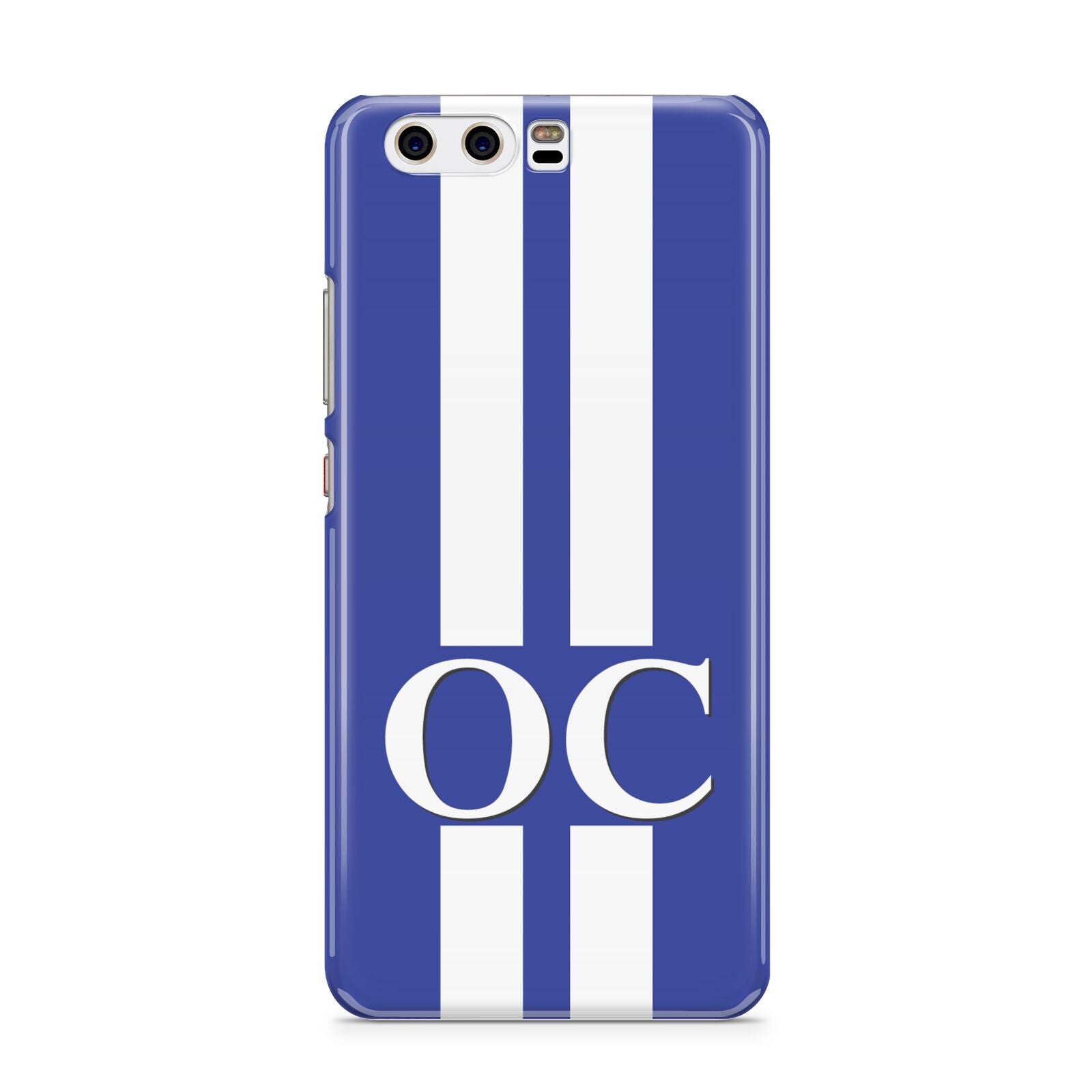 Blue Personalised Initials Huawei P10 Phone Case