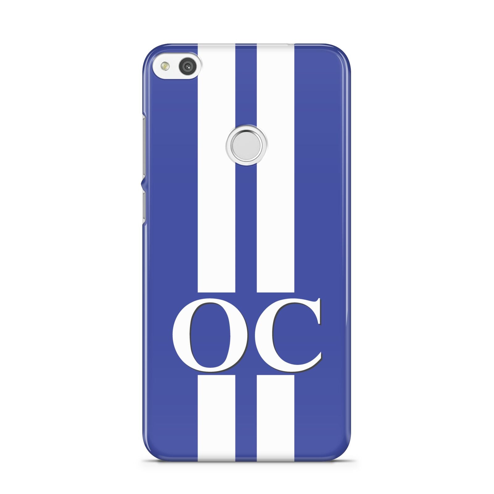 Blue Personalised Initials Huawei P8 Lite Case