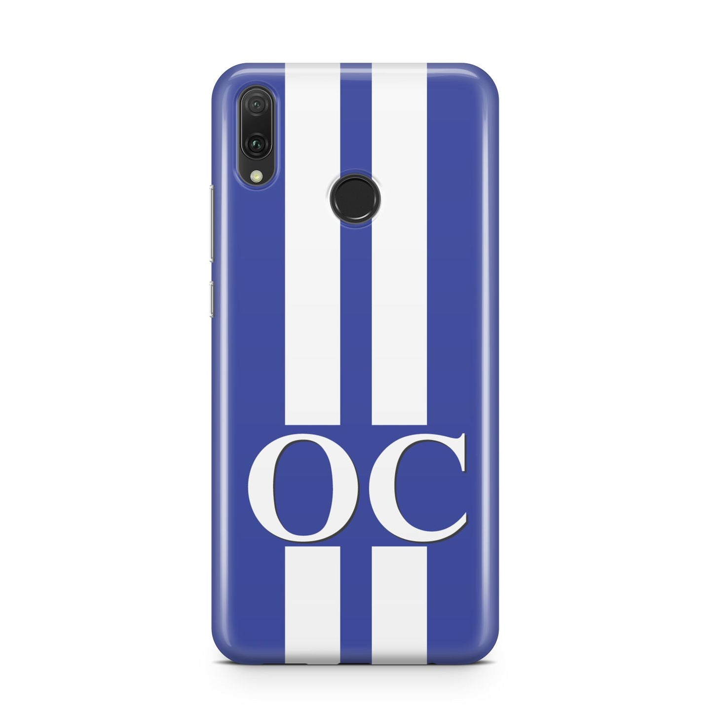 Blue Personalised Initials Huawei Y9 2019