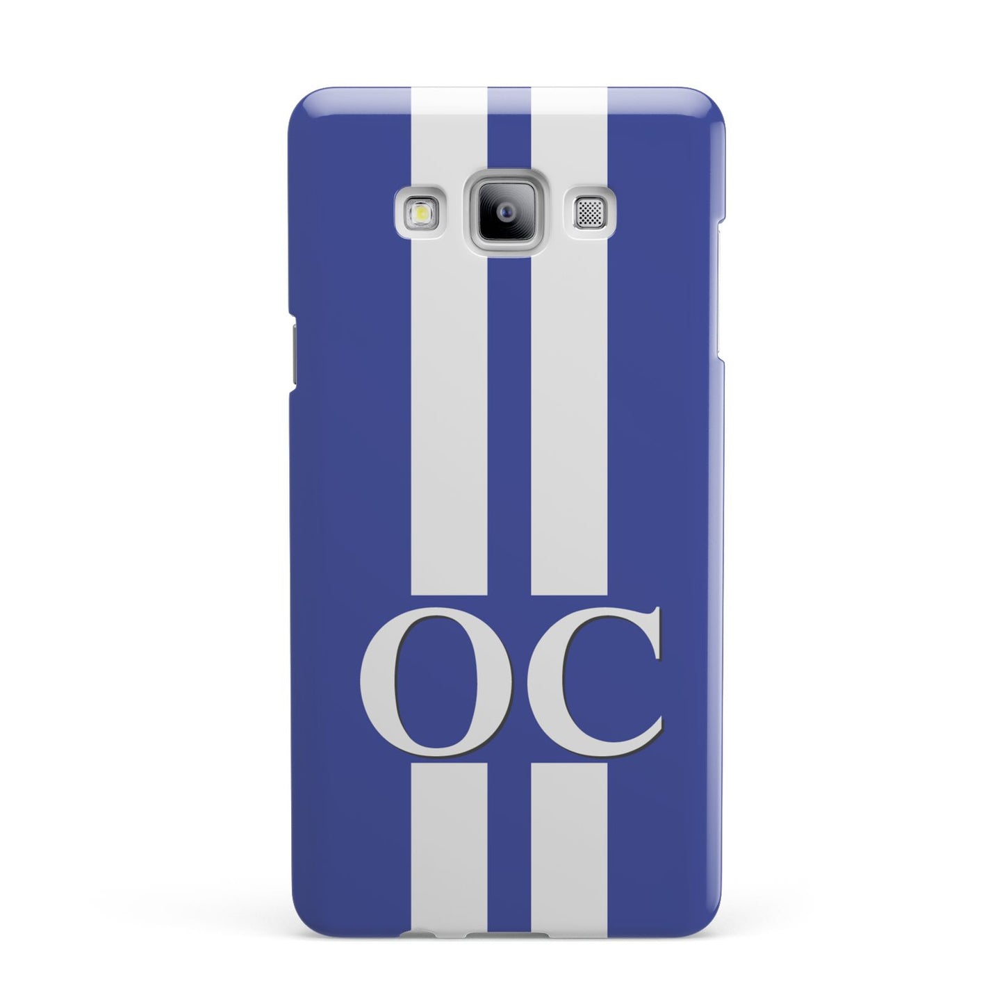 Blue Personalised Initials Samsung Galaxy A7 2015 Case