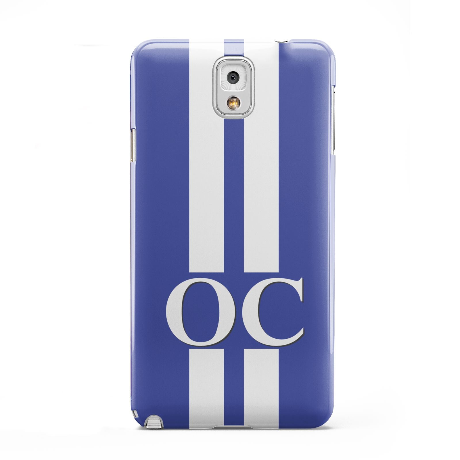 Blue Personalised Initials Samsung Galaxy Note 3 Case