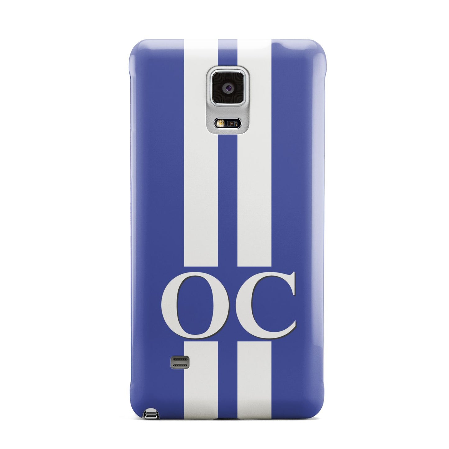 Blue Personalised Initials Samsung Galaxy Note 4 Case