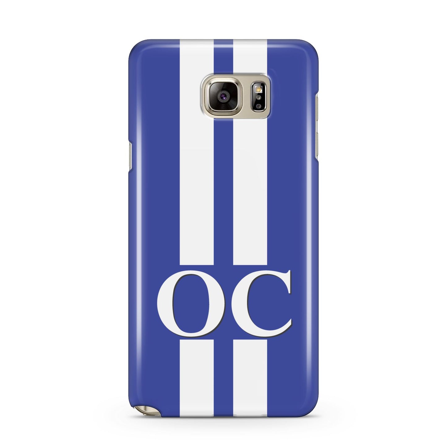 Blue Personalised Initials Samsung Galaxy Note 5 Case