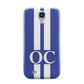 Blue Personalised Initials Samsung Galaxy S4 Case