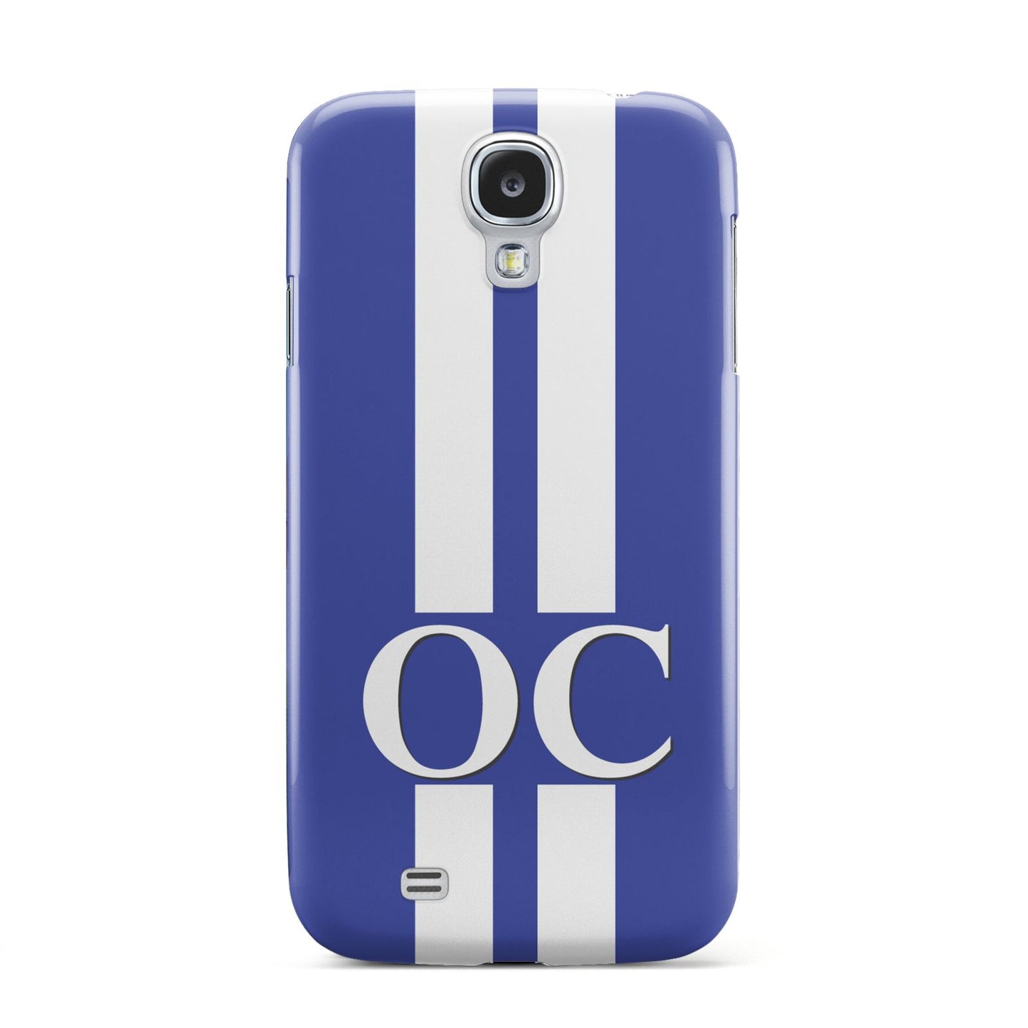 Blue Personalised Initials Samsung Galaxy S4 Case