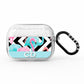 Blue Pink Flamingos AirPods Pro Glitter Case