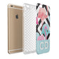 Blue Pink Flamingos Apple iPhone 6 Plus 3D Tough Case Expand Detail Image