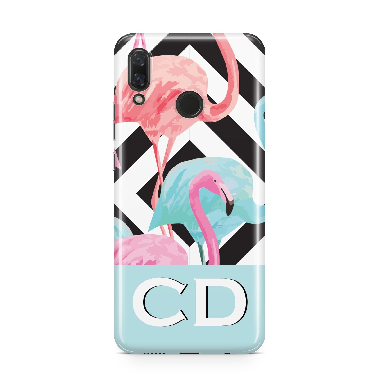 Blue Pink Flamingos Huawei Nova 3 Phone Case