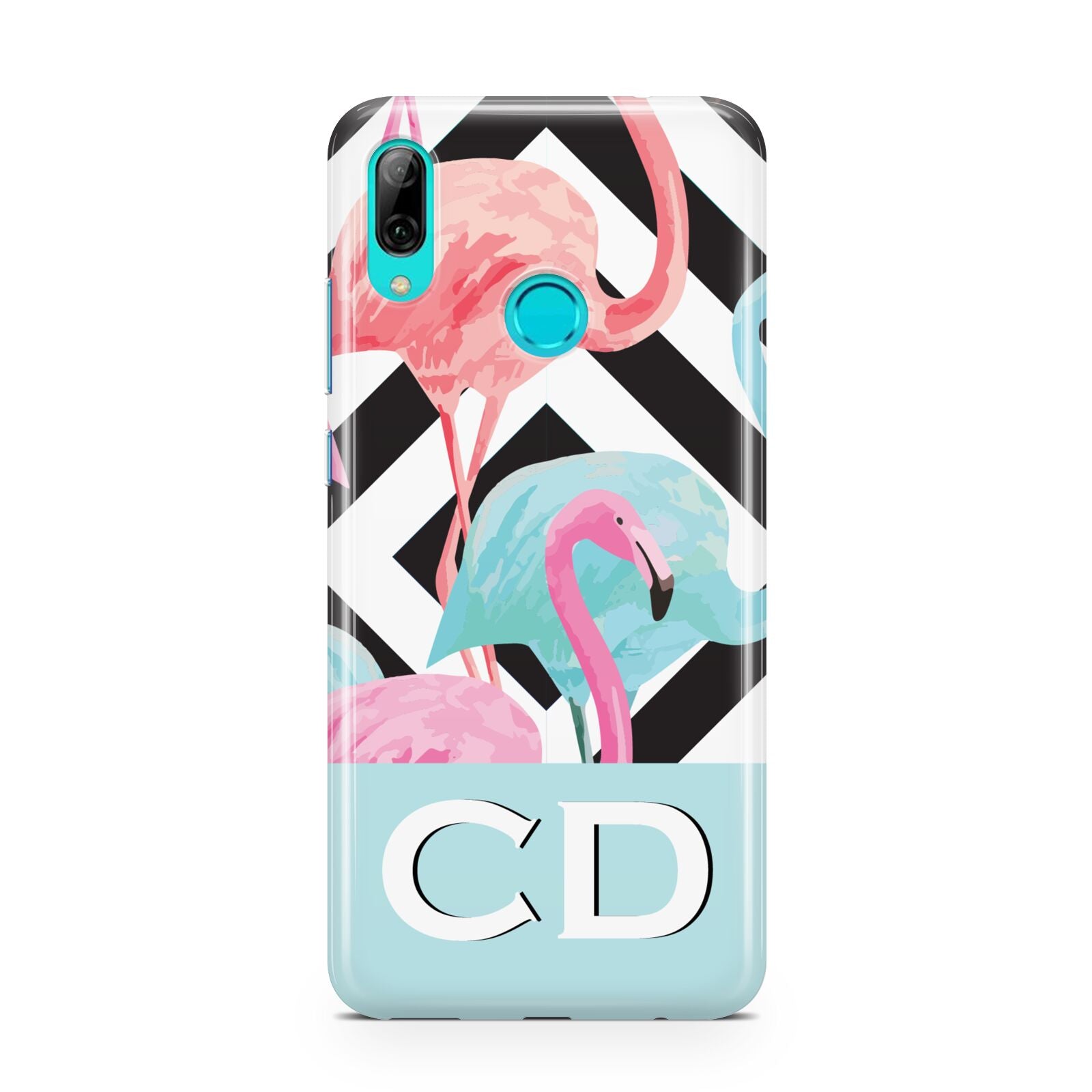 Blue Pink Flamingos Huawei P Smart 2019 Case
