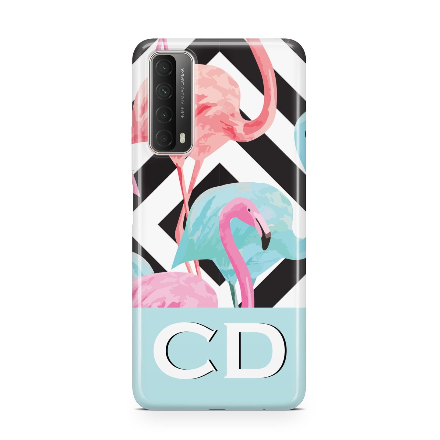 Blue Pink Flamingos Huawei P Smart 2021