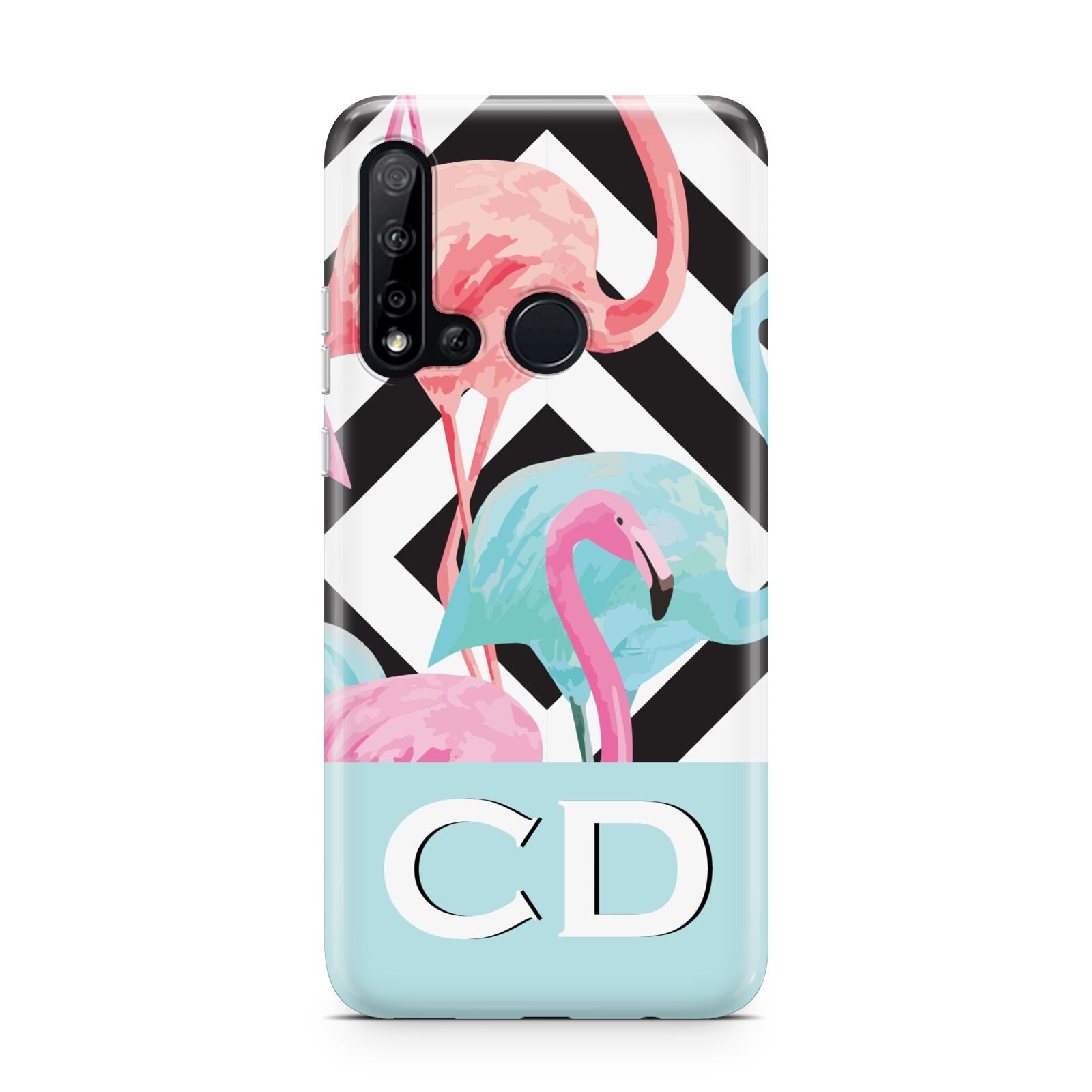 Blue Pink Flamingos Huawei P20 Lite 5G Phone Case