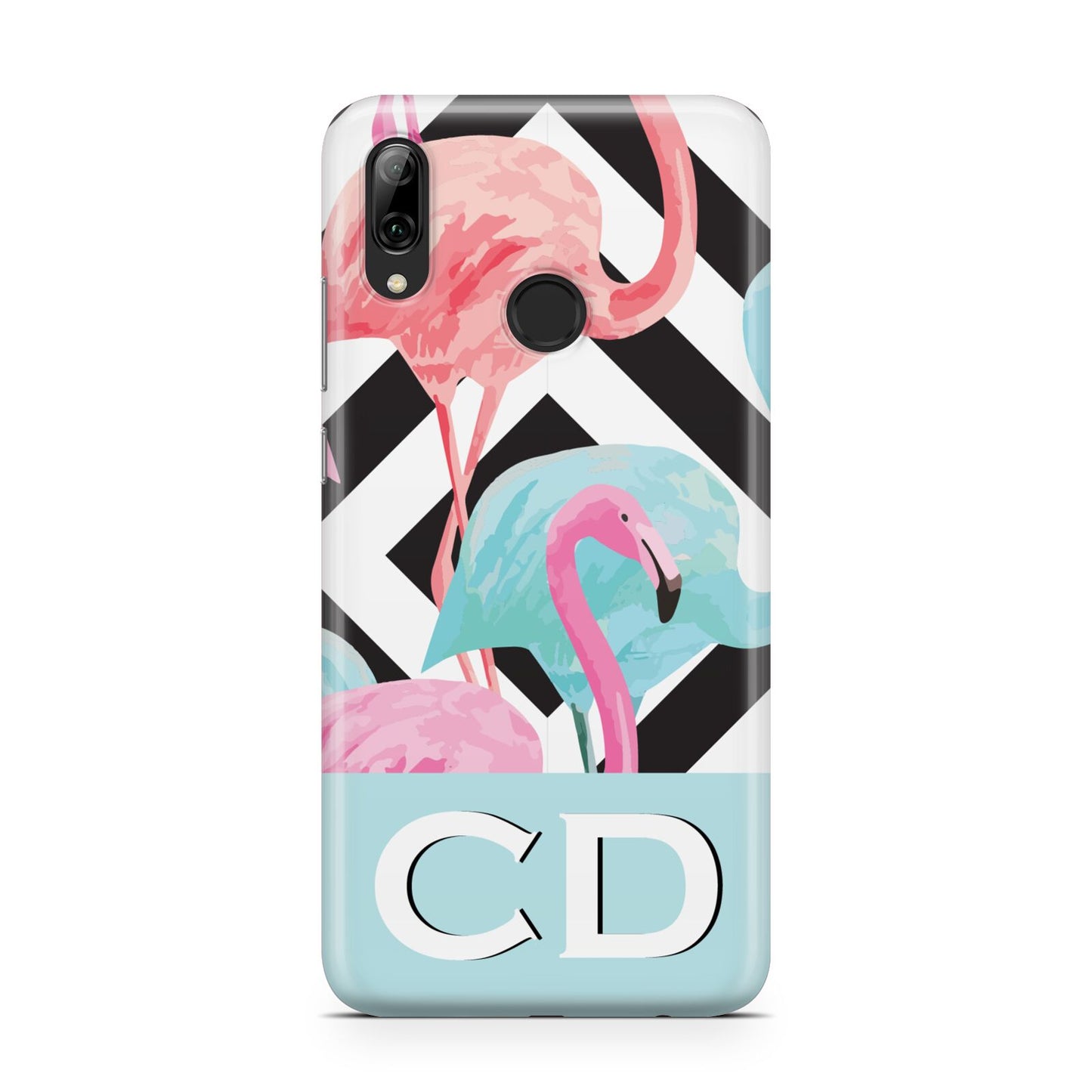 Blue Pink Flamingos Huawei Y7 2019