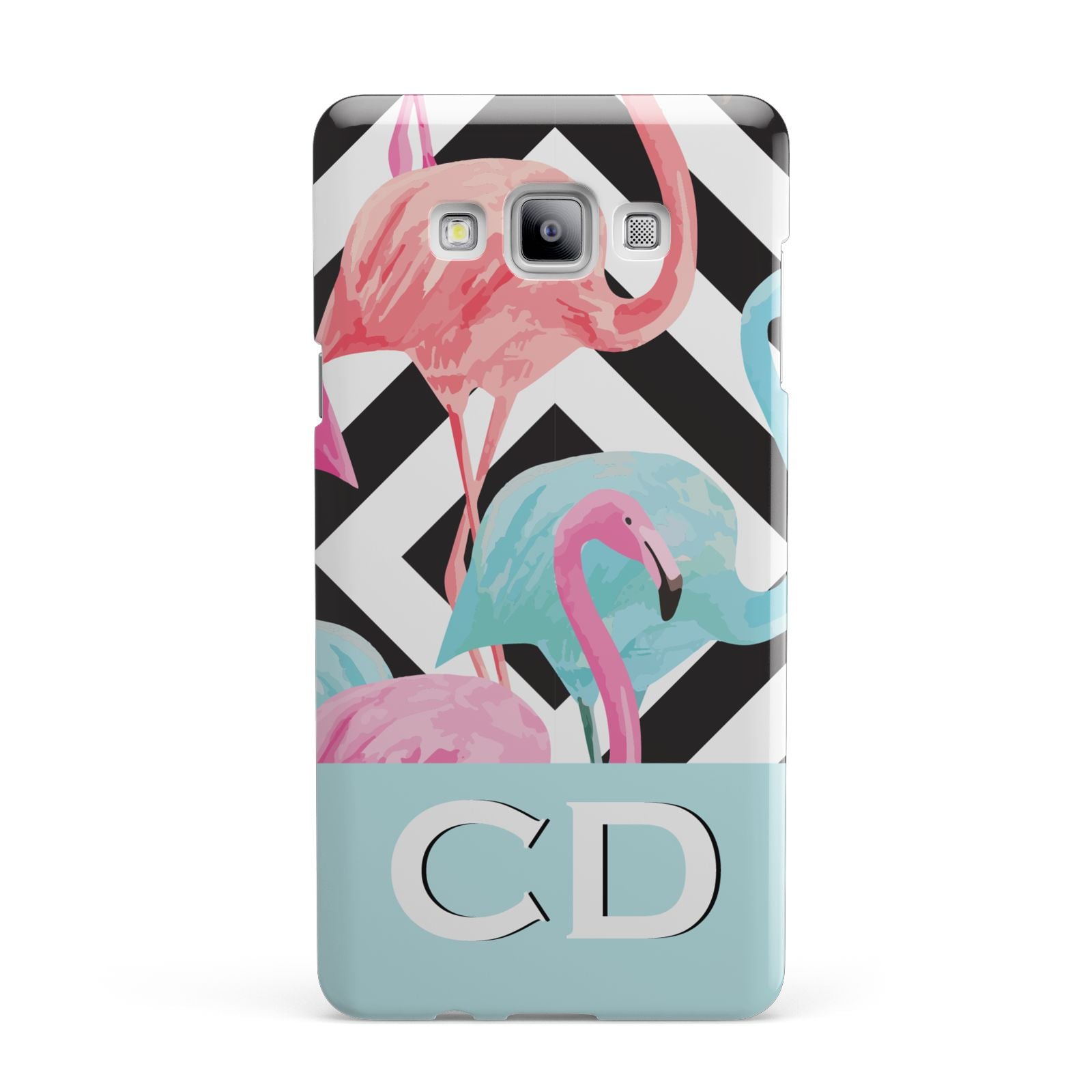 Blue Pink Flamingos Samsung Galaxy A7 2015 Case
