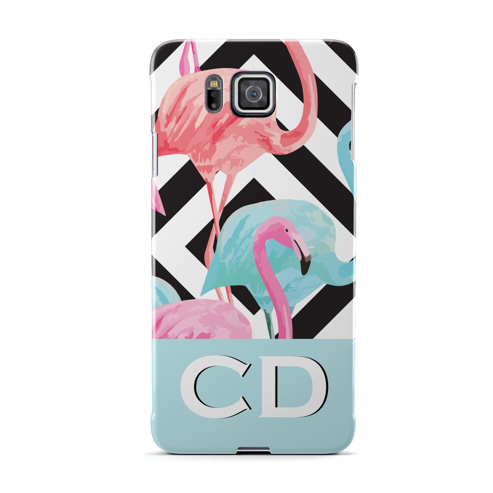 Blue Pink Flamingos Samsung Galaxy Alpha Case