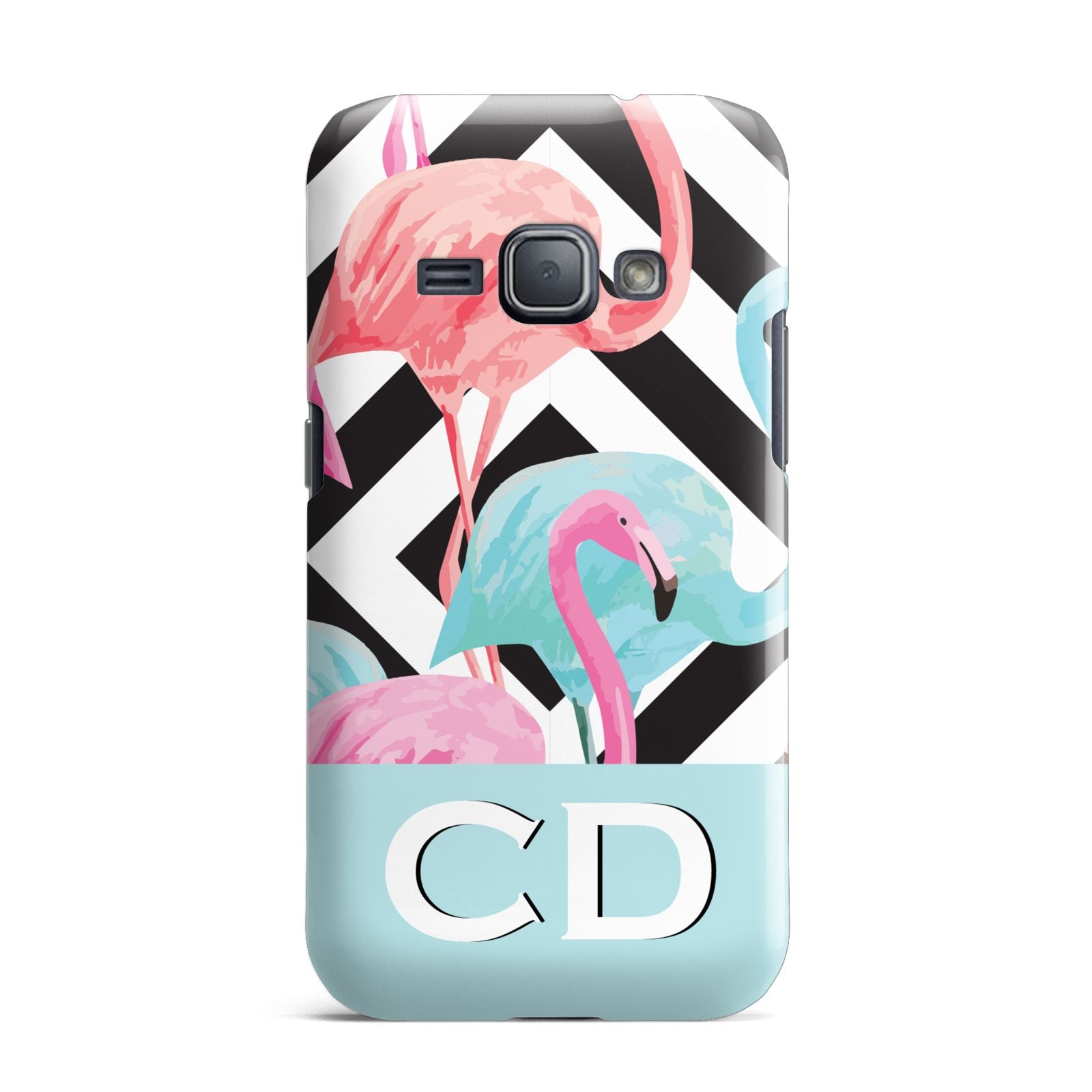 Blue Pink Flamingos Samsung Galaxy J1 2016 Case
