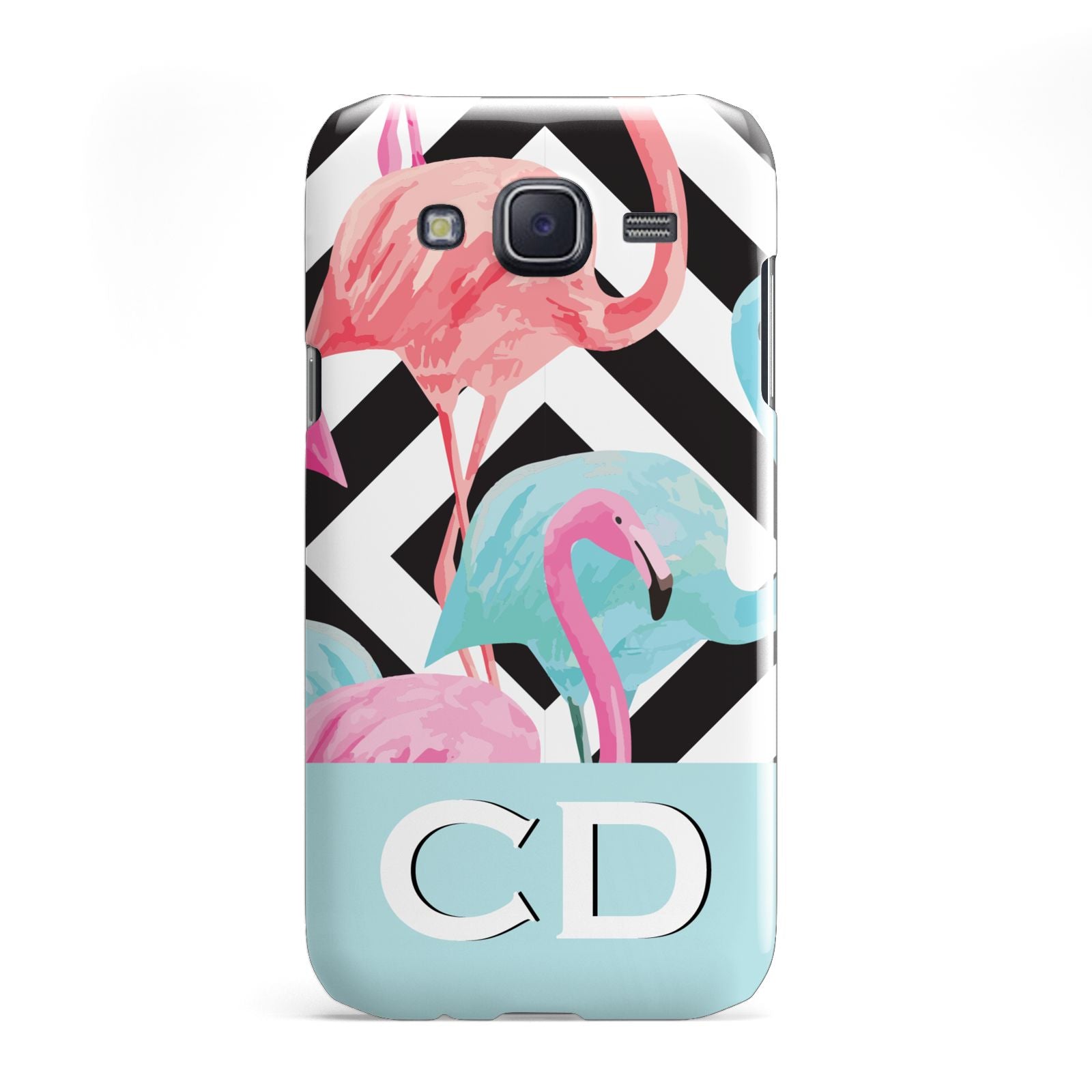 Blue Pink Flamingos Samsung Galaxy J5 Case