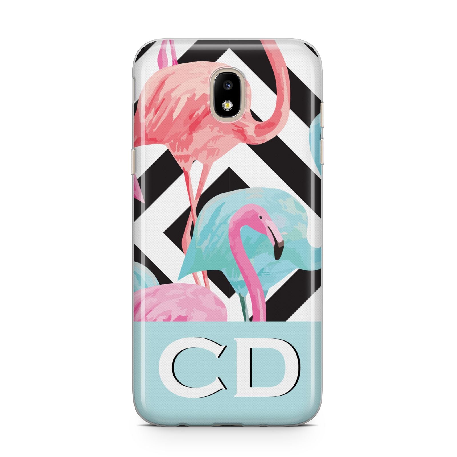 Blue Pink Flamingos Samsung J5 2017 Case