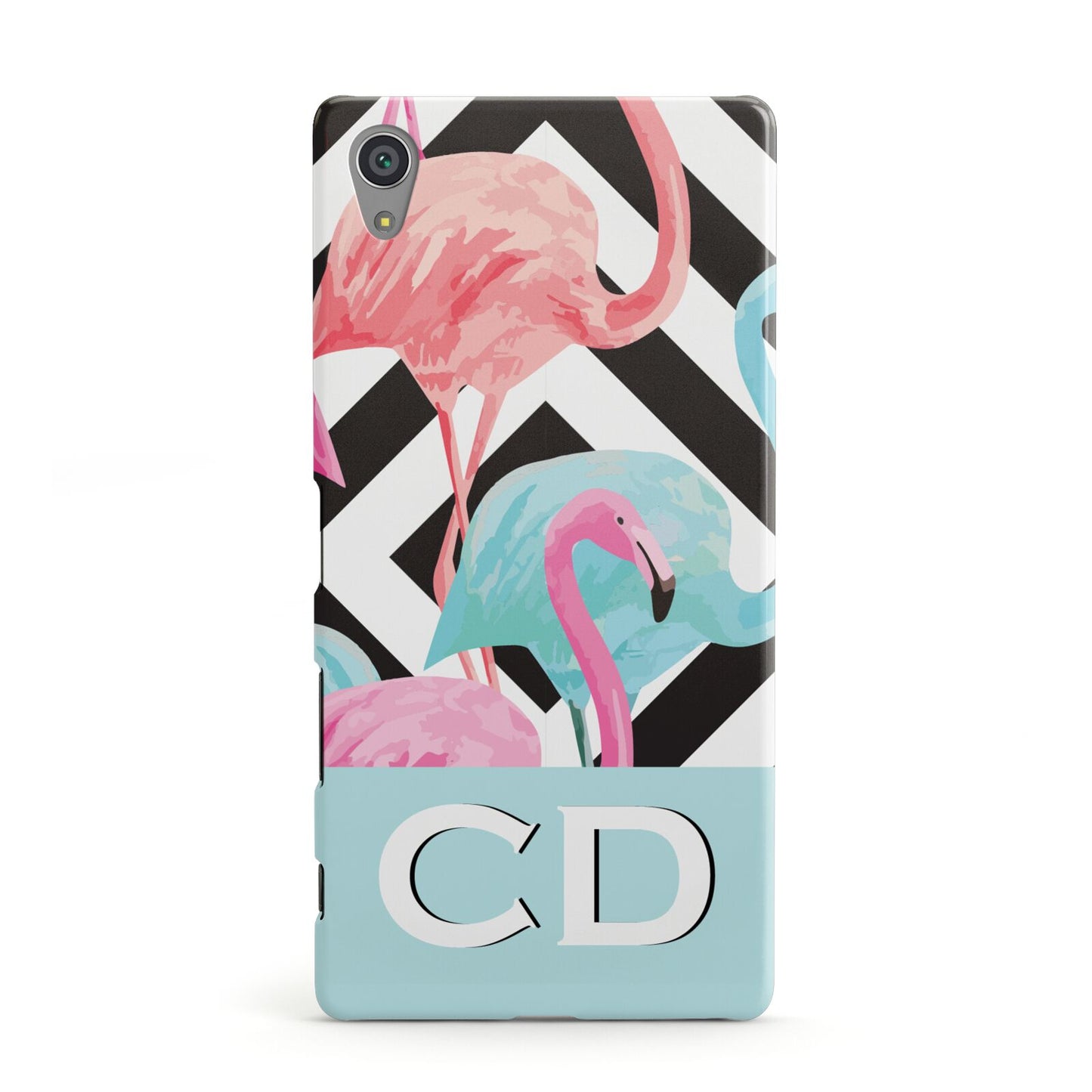 Blue Pink Flamingos Sony Xperia Case