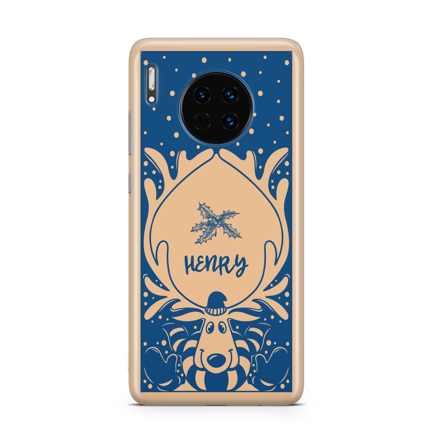 Blue Reindeer Personalised Huawei Mate 30