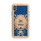 Blue Reindeer Personalised iPhone X Bumper Case on Silver iPhone Alternative Image 1