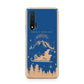 Blue Santas Sleigh Personalised Huawei Nova 6 Phone Case