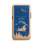Blue Santas Sleigh Personalised Samsung Galaxy J1 2016 Case