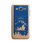 Blue Santas Sleigh Personalised Samsung Galaxy J7 Case