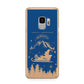 Blue Santas Sleigh Personalised Samsung Galaxy S9 Case