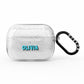 Blue Slime Text AirPods Pro Glitter Case
