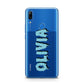 Blue Slime Text Huawei P Smart Z