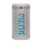 Blue Slime Text Samsung Galaxy J7 2017 Case