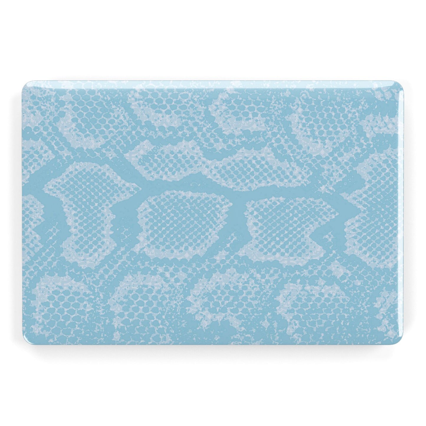 Blue Snakeskin Apple MacBook Case
