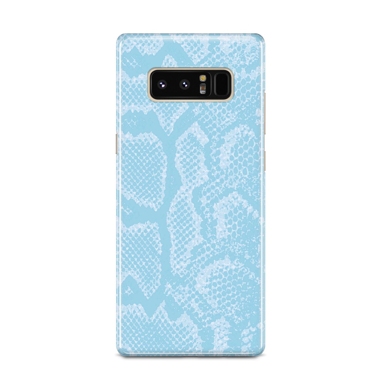 Blue Snakeskin Samsung Galaxy Note 8 Case