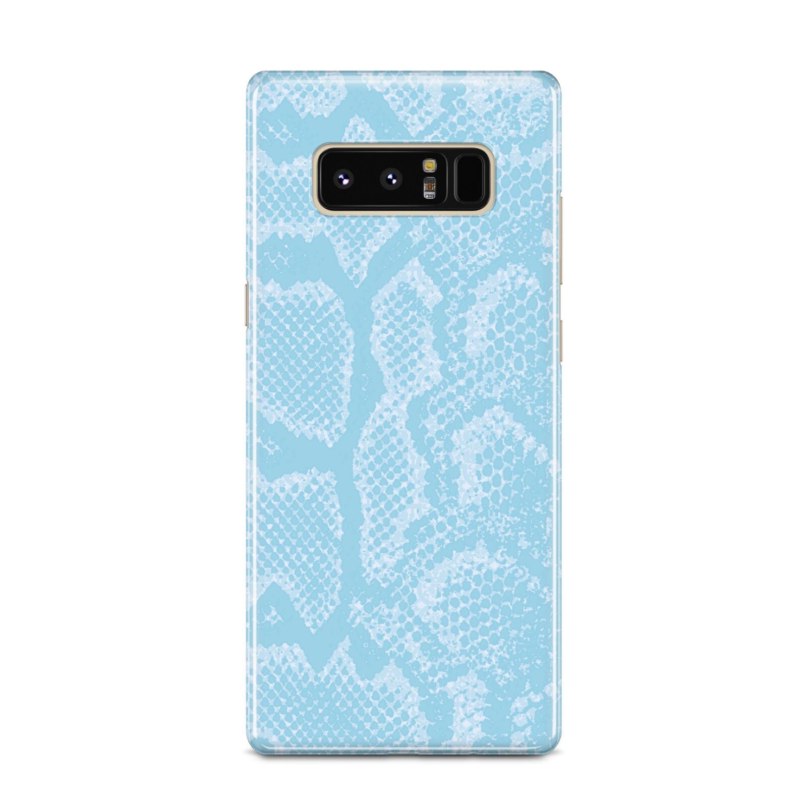 Blue Snakeskin Samsung Galaxy Note 8 Case