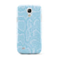 Blue Snakeskin Samsung Galaxy S4 Mini Case
