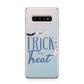 Blue Trick or Treat Samsung Galaxy S10 Plus Case