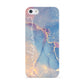 Blue and Pink Marble Apple iPhone 5 Case