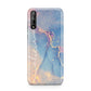 Blue and Pink Marble Huawei Enjoy 10s Phone Case